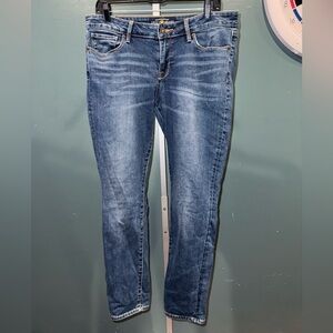 Lucky Brand Blue Skinny Jeans with Faded Wash